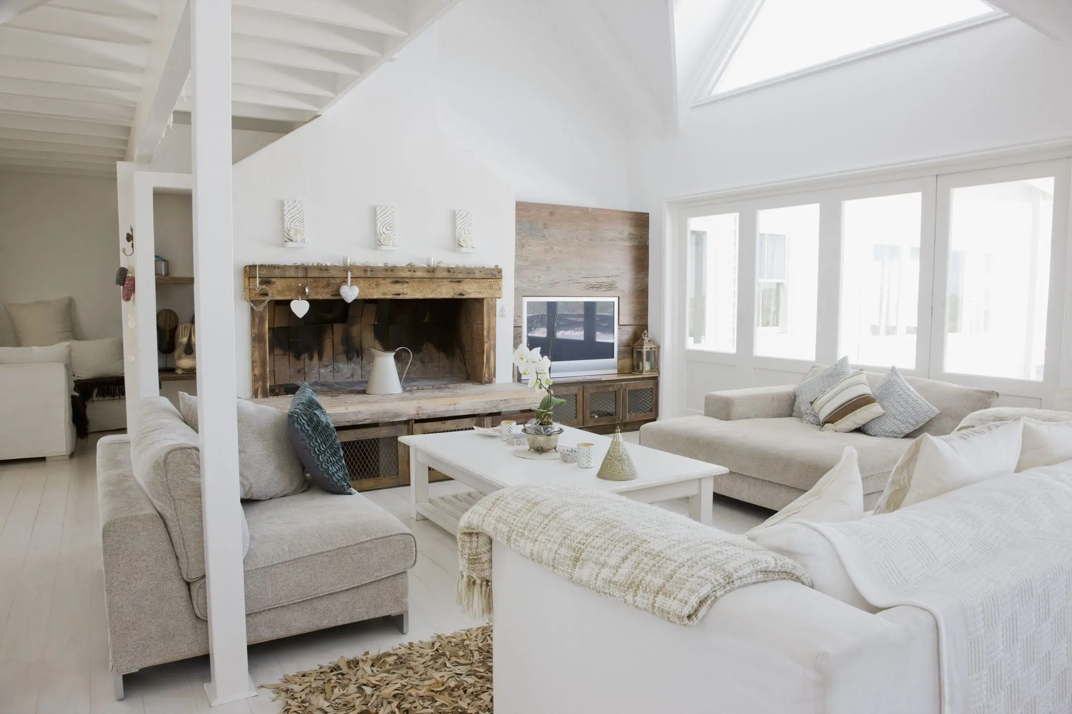 Living room in modern home