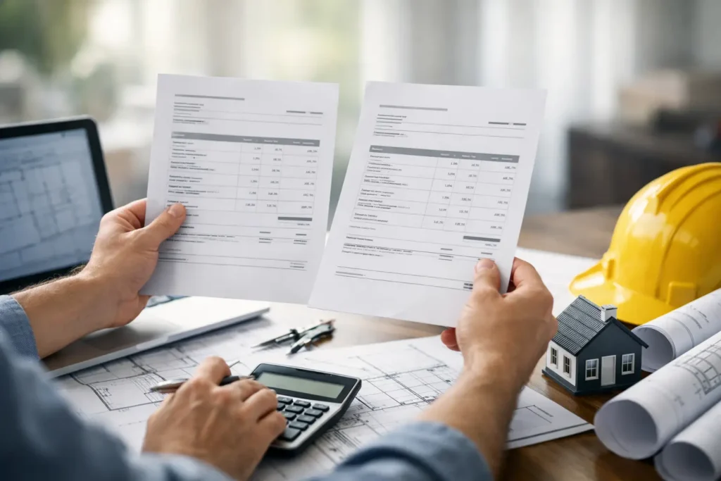 How to Compare Contractor Bids Without Surprises